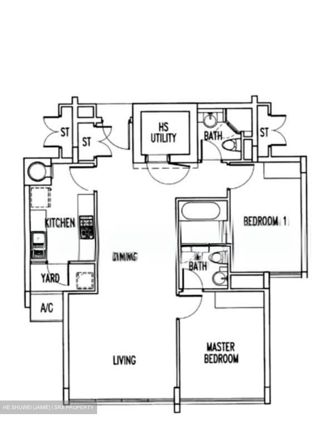 The Waterina (D14), Apartment #595218401